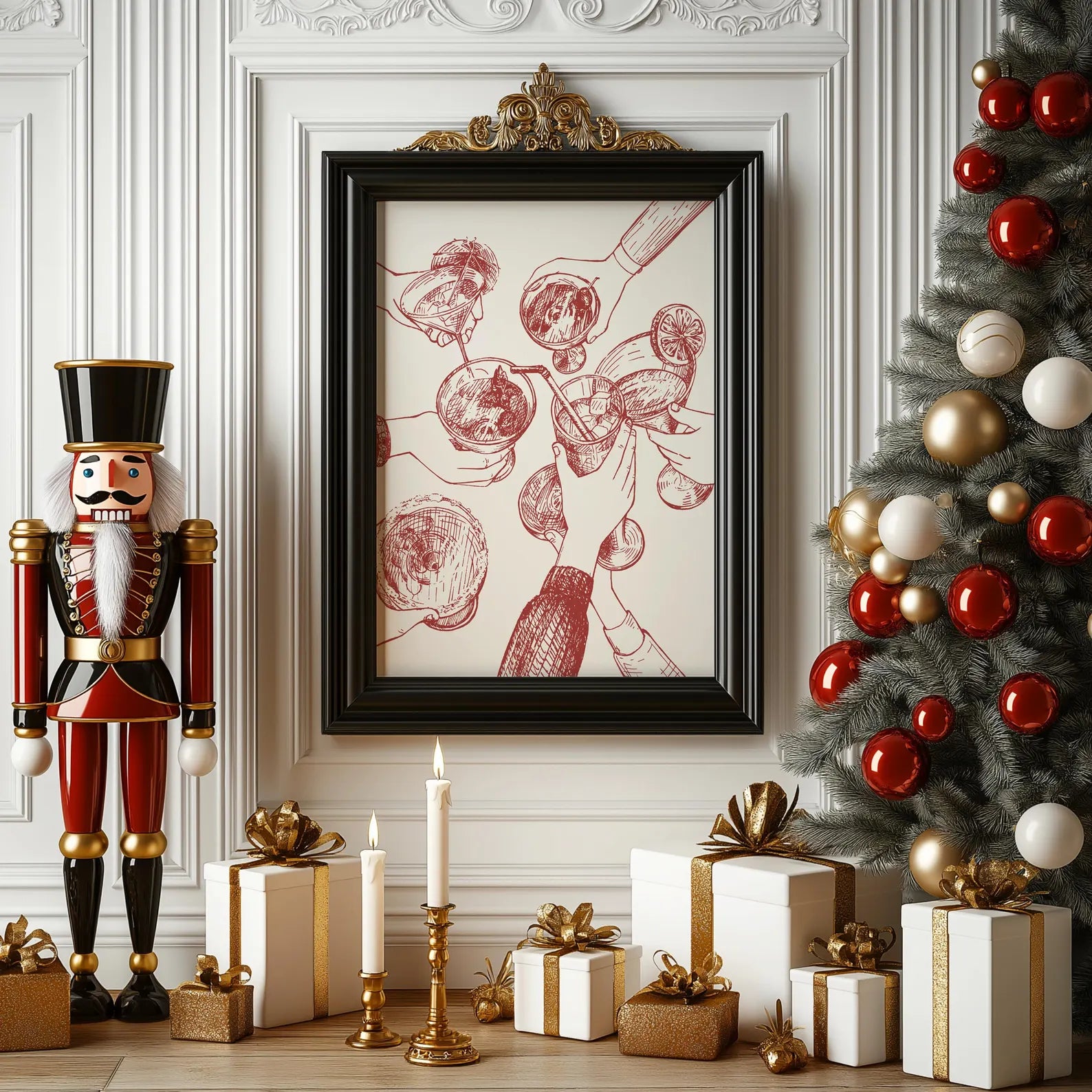 The Christmas Wall Art Collection – 30 Printable Holiday Designs