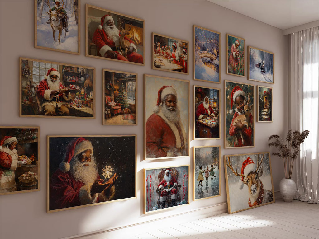 The Soul of Christmas Collection – 100 Printable African American Holiday Art Designs