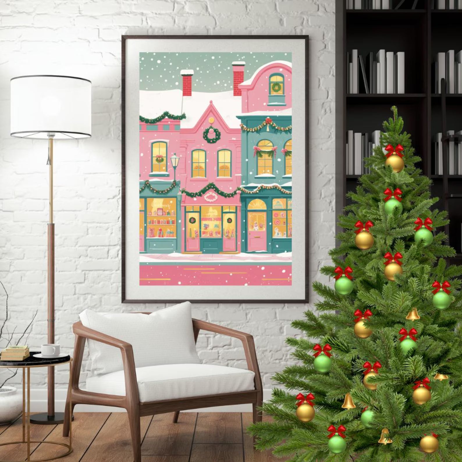 The Whimsical Holiday Gallery – 100 Printable Christmas Art Designs