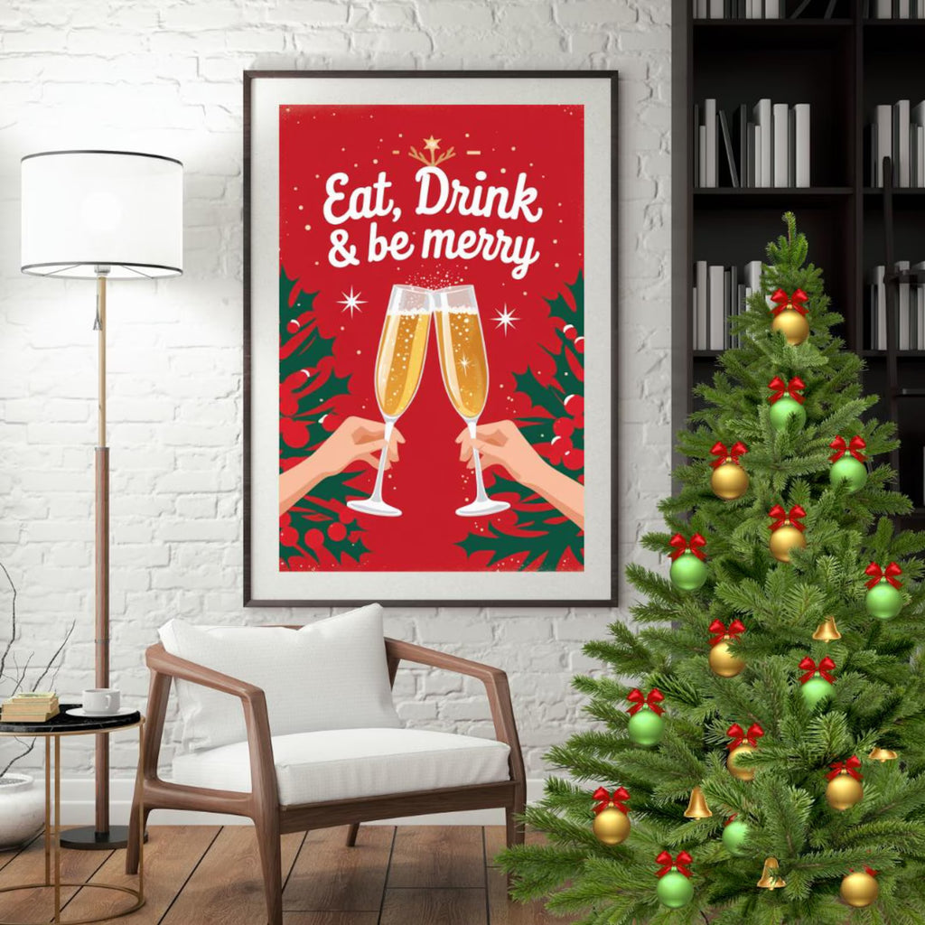 The Whimsical Holiday Gallery – 100 Printable Christmas Art Designs