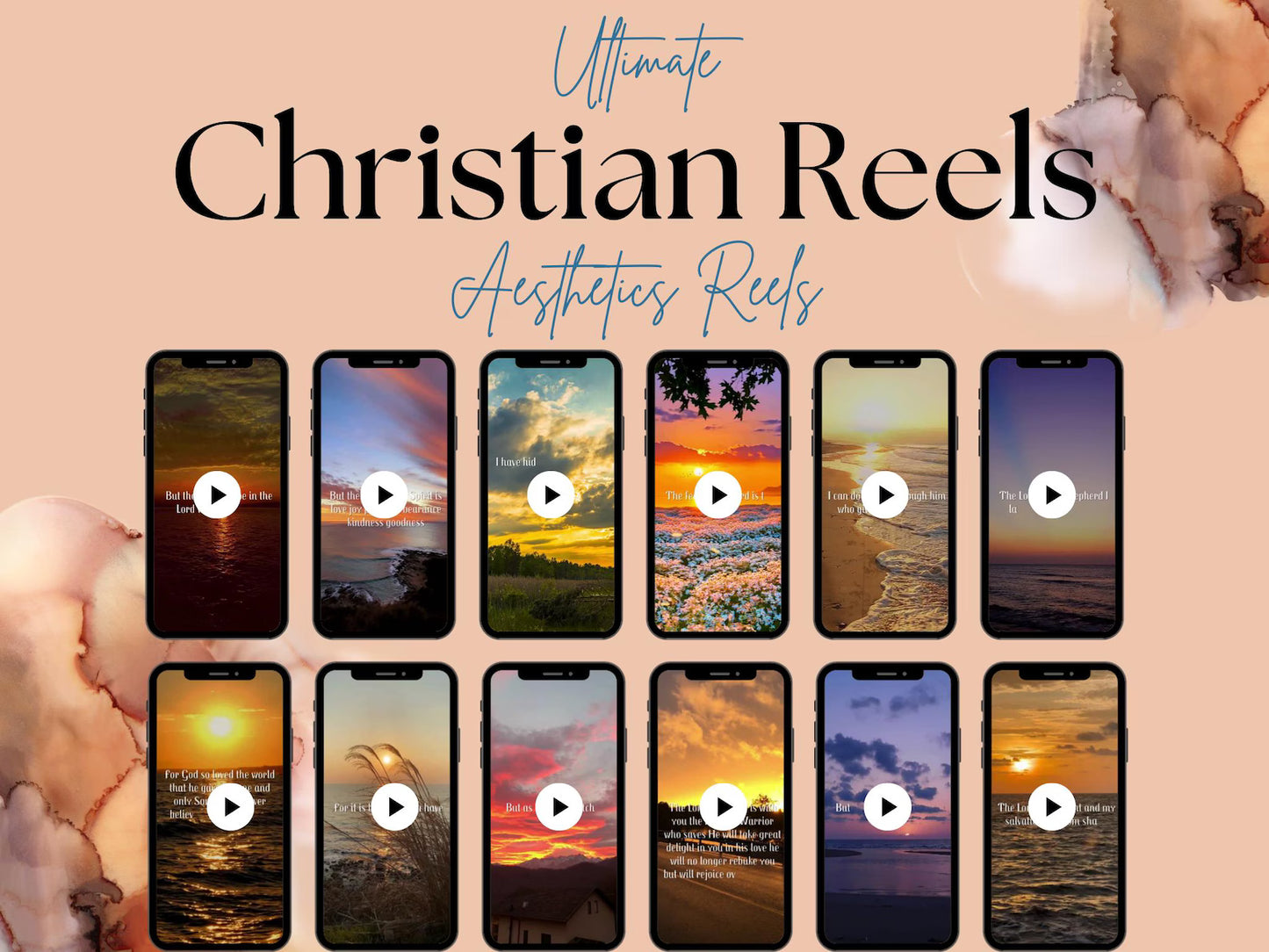 Faceless Christian Reels Templates