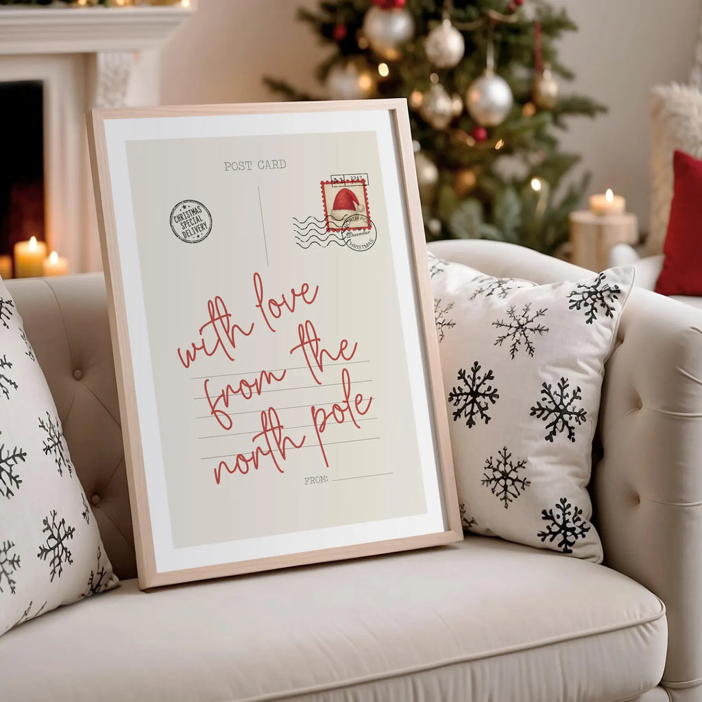 The North Pole Prints – 12 Festive Holiday Wall Art Designs
